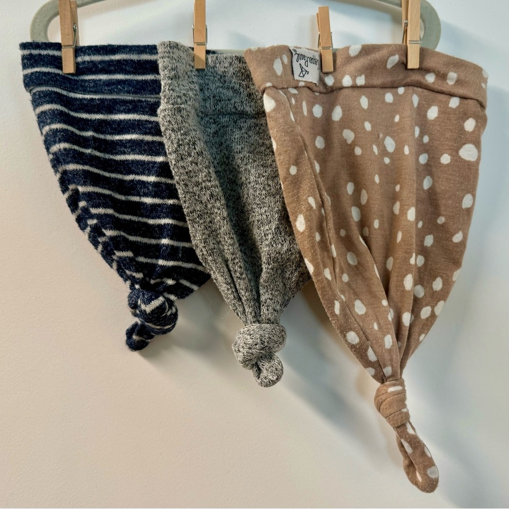 Baby Hats x3 | Playful Neutrals